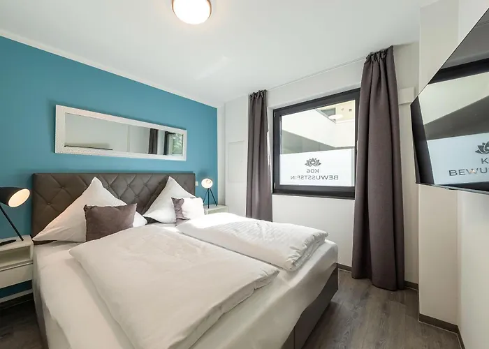 Bewusstsein - Modernes Mit Terrasse, Walk-in-dusche & Wellnesszugang شقة