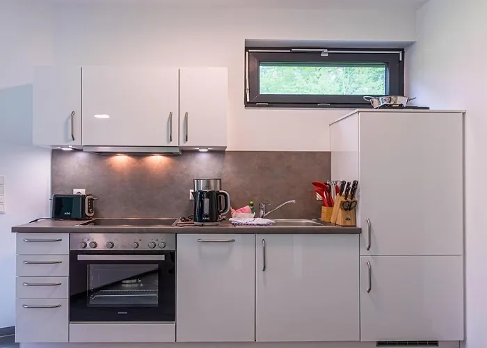 Bewusstsein - Modernes Mit Terrasse, Walk-in-dusche & Wellnesszugang شقة كراكو آم زيه